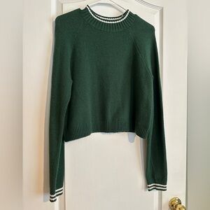Hollister mock-neck cropped sweater